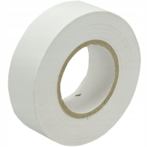Taśma Izolacyjna Biała 20m X 19mm Stalco