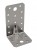Kątownik Ciesielski Montażowy WZMOCNIONY 105X105X90mm 2,5mm Wkręt-met 10 sztuk