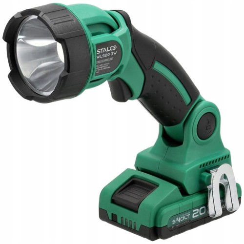 Lampa Robocza Warsztatowa Akumulatorowa WLS20-3W Regulowana Głowica S-97351