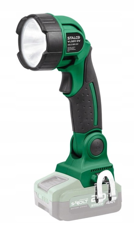 Lampa Robocza Warsztatowa Akumulatorowa WLS20-3W Regulowana Głowica S-97351