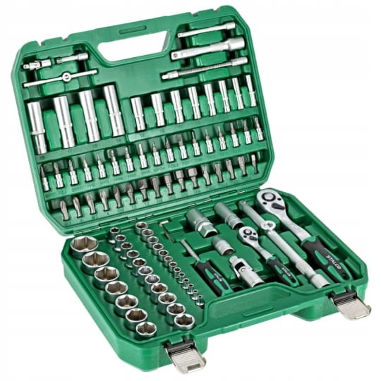 STALCO ZESTAW KLUCZY NASADOWYCH 1/2 1/4 " 94 ELEMENTY KLUCZE NASADOWE