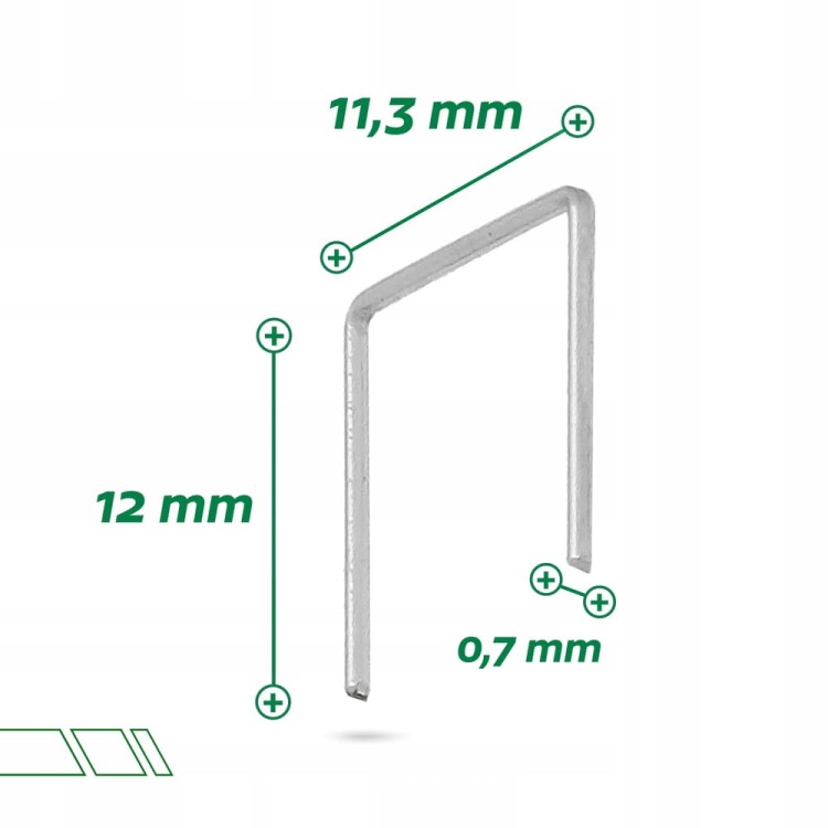 Zszywki 12mm Opak.1000szt. S-21212
