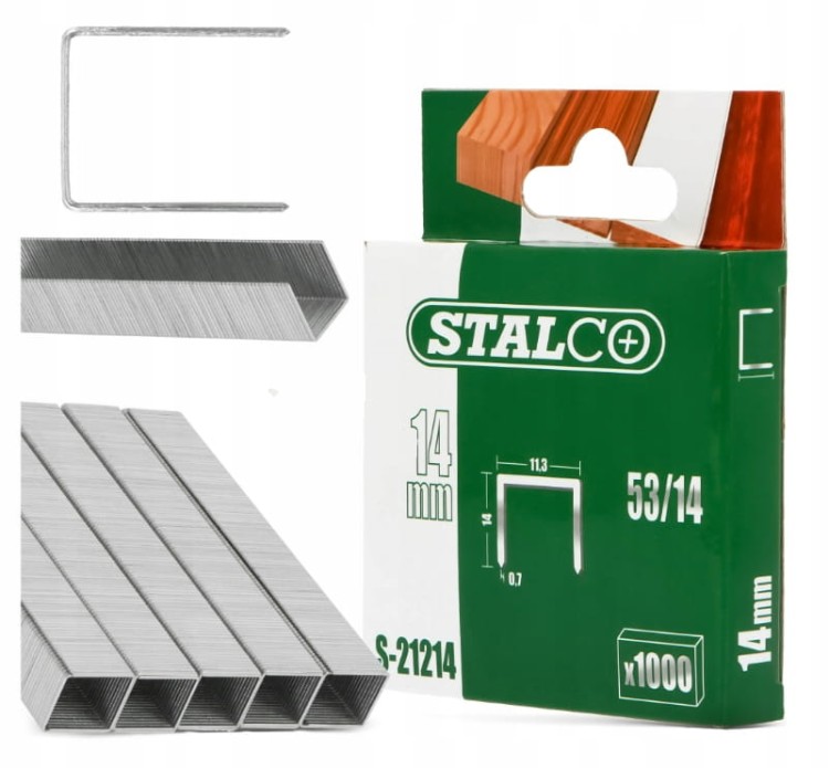 Zszywki Tapicerskie Do Takera Typ 53 14mm 1000 Szt