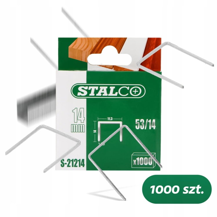 Zszywki Tapicerskie Do Takera Typ 53 14mm 1000 Szt