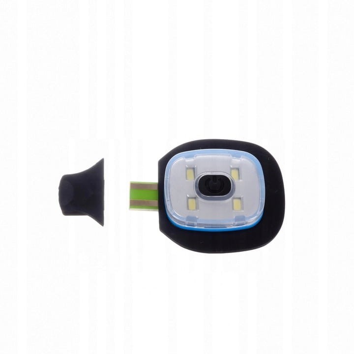 Czapka Męska Damska Ciepła Dwuwarstwowa Sportowa z Latarką LED USB