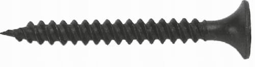 Wkręty Do Metalu G-K Czarne Fosfatowane Karton Gips G-K 3,5x25 1000 szt