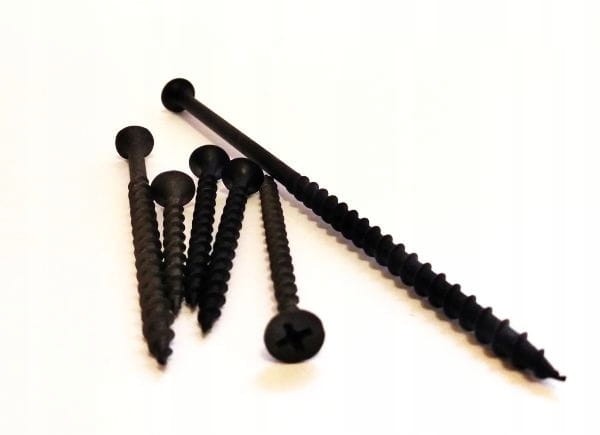 Wkręty Do Metalu G-K Czarne Fosfatowane Karton Gips G-K 3,5x25 1000 szt