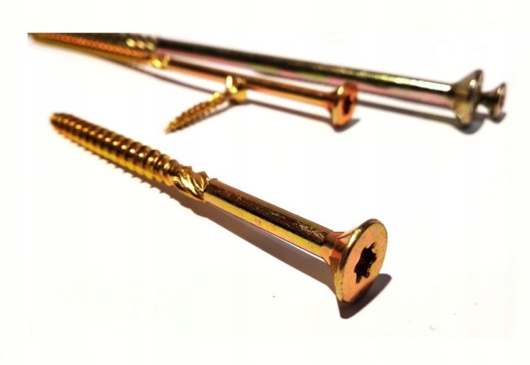 Wkrety do Drewna Ciesielskie Stożkowe Stalco 6x50 Torx 200 Szt