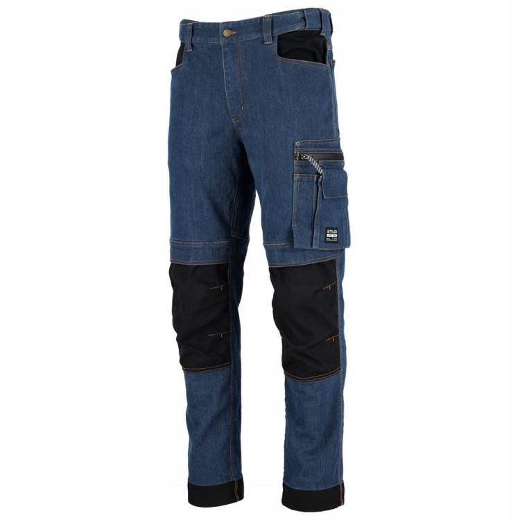 Spodnie Robocze Długie Jeans Stalco2w1 Odpinane Jean 2XL