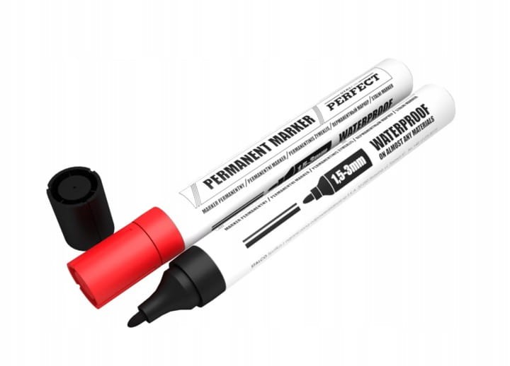 Marker Permanentny Niezmywalny Czerwony