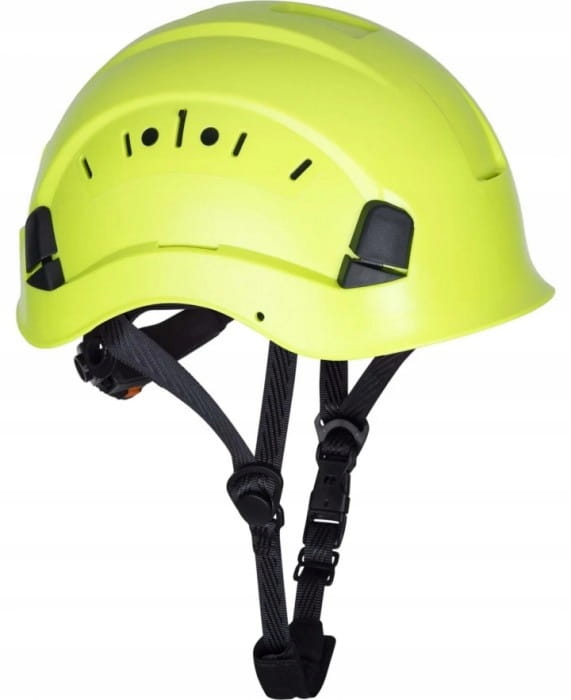 Kask Roboczy Hełm Przemysłowy Ochronny Wentylowany Budowlany BHP ABS HiVis